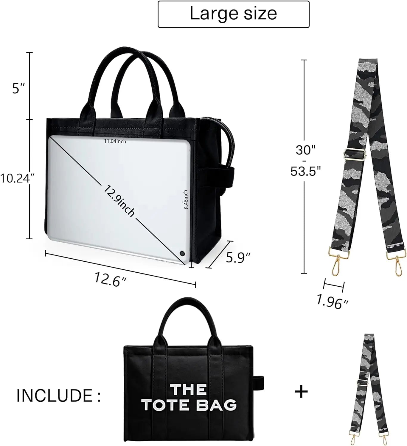 Black Tote bag